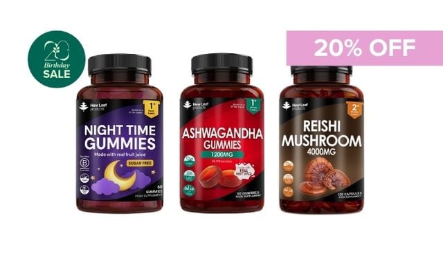 20% Off New Leaf Sleep Support Supplements Cover Image